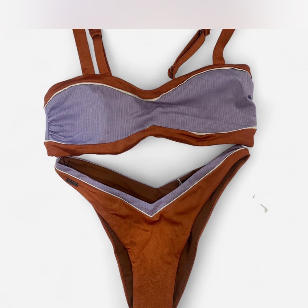 SOLD Maaji Purple and Brown Reversible Bikini